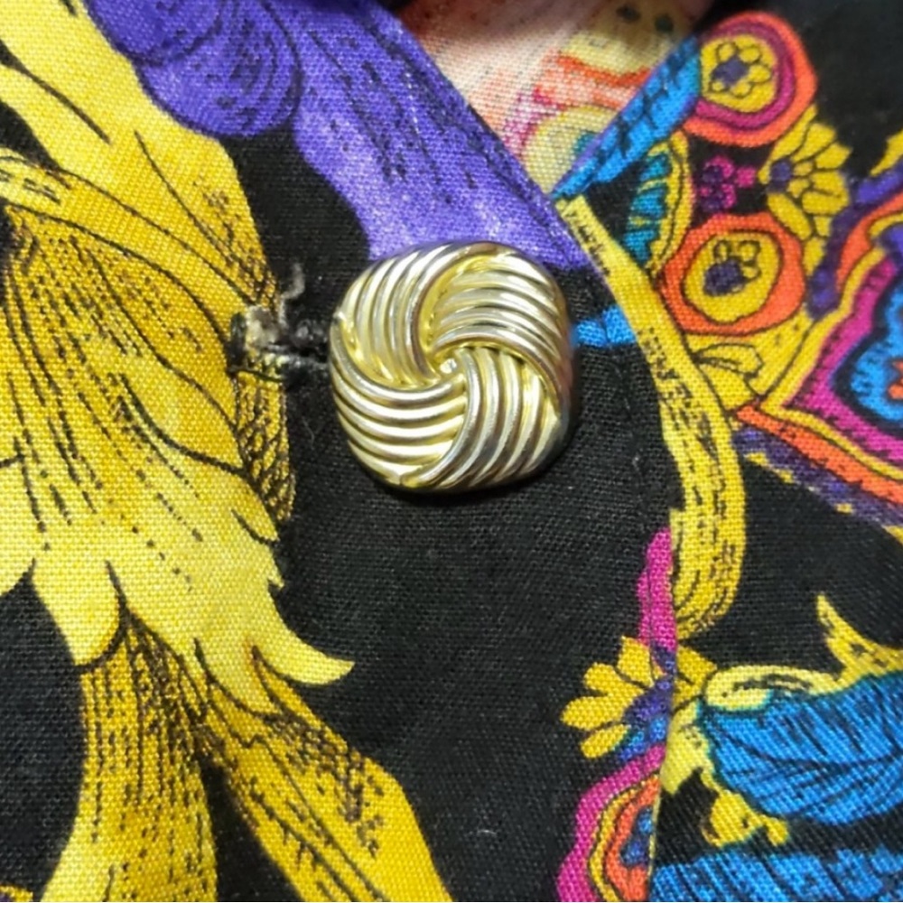 VINTAGE COLORFUL BLOUSE - Picture 5 of 6